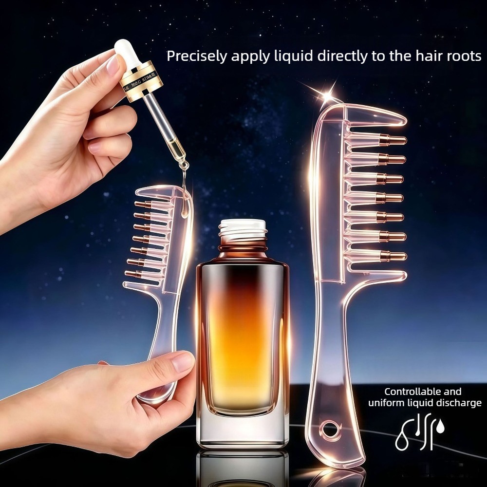 Root Stimulator Liquid - مشط شفاف محمول لتطبيق السائل على
