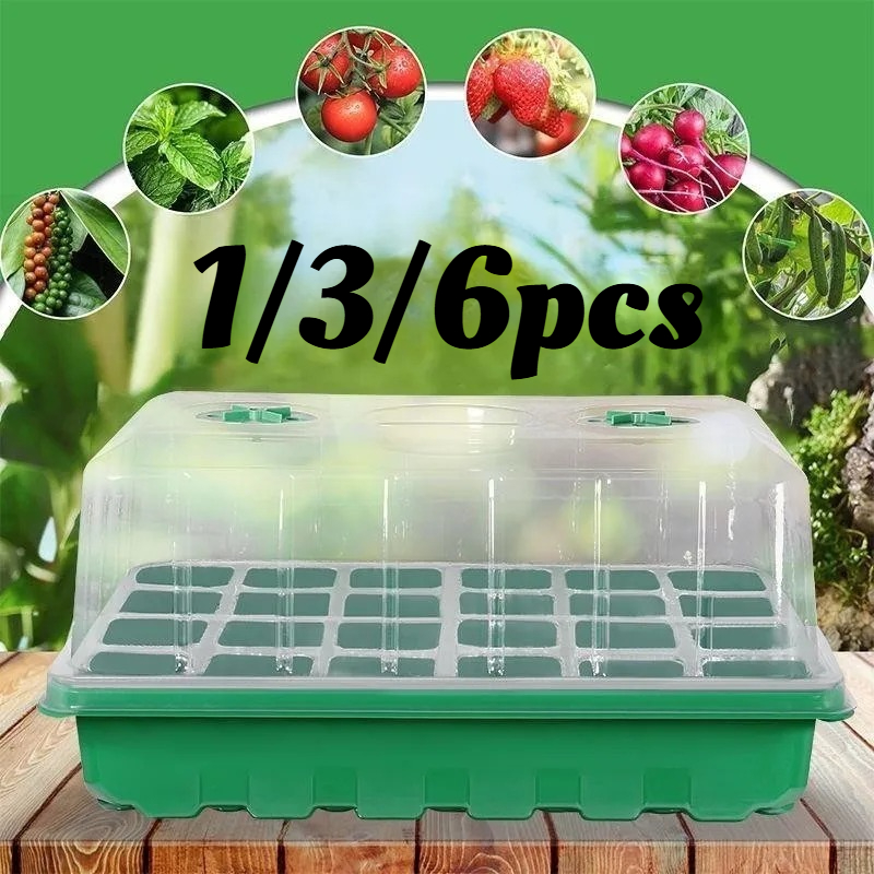 Humidity Dome Kit - مجموعة صواني لزراعة الشتلات (1/3/6 قطع)