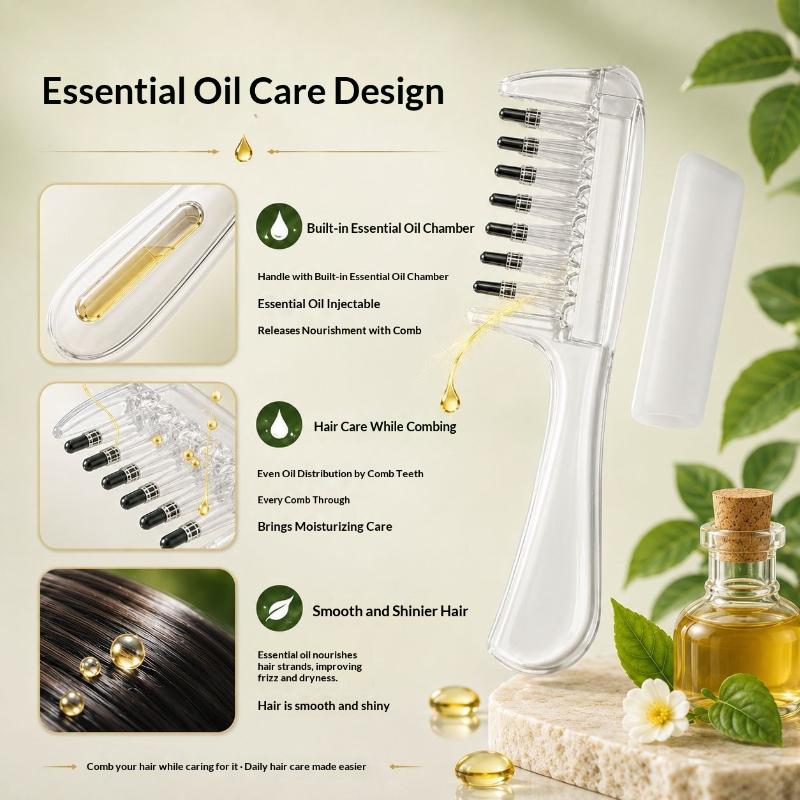 مشط شفاف محمول جديد لتطبيق الس - مراجعة Root Stimulator Liquid وسعره